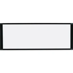 MasterVision 36 in. x 18 in. Cubicle Workstation Dry Erase Board - White Surface/Black Aluminum Frame