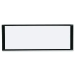 MasterVision 36 in. x 18 in. Cubicle Workstation Dry Erase Board - White Surface/Black Aluminum Frame