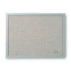 MasterVision 24 in. x 18 in. Designer Fabric Bulletin Board - Gray Fabric/Gray Frame