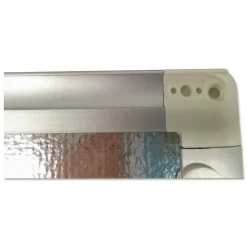 MasterVision 36 in. x 24 in. Gridded Magnetic Steel Dry Erase Project Planning Board - White Surface, Satin Aluminum Frame