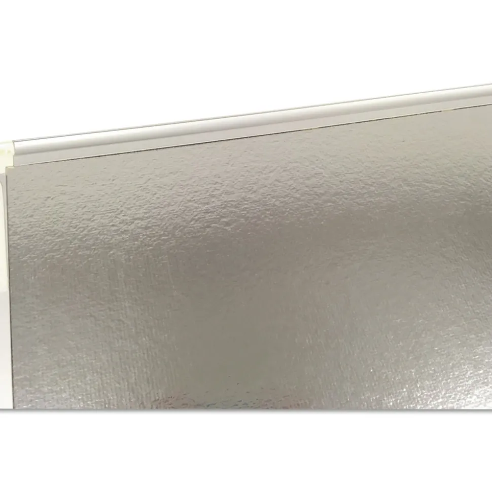 MasterVision 36 in. x 24 in. Gridded Magnetic Steel Dry Erase Project Planning Board - White Surface, Satin Aluminum Frame