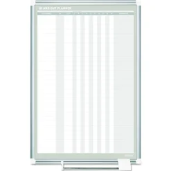 MasterVision 24 in. x 36 in. In-Out Magnetic Dry Erase Board - Silver Frame