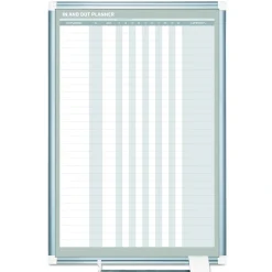 MasterVision 24 in. x 36 in. In-Out Magnetic Dry Erase Board - Silver Frame