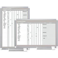 MasterVision 24 in. x 36 in. In-Out Magnetic Dry Erase Board - Silver Frame