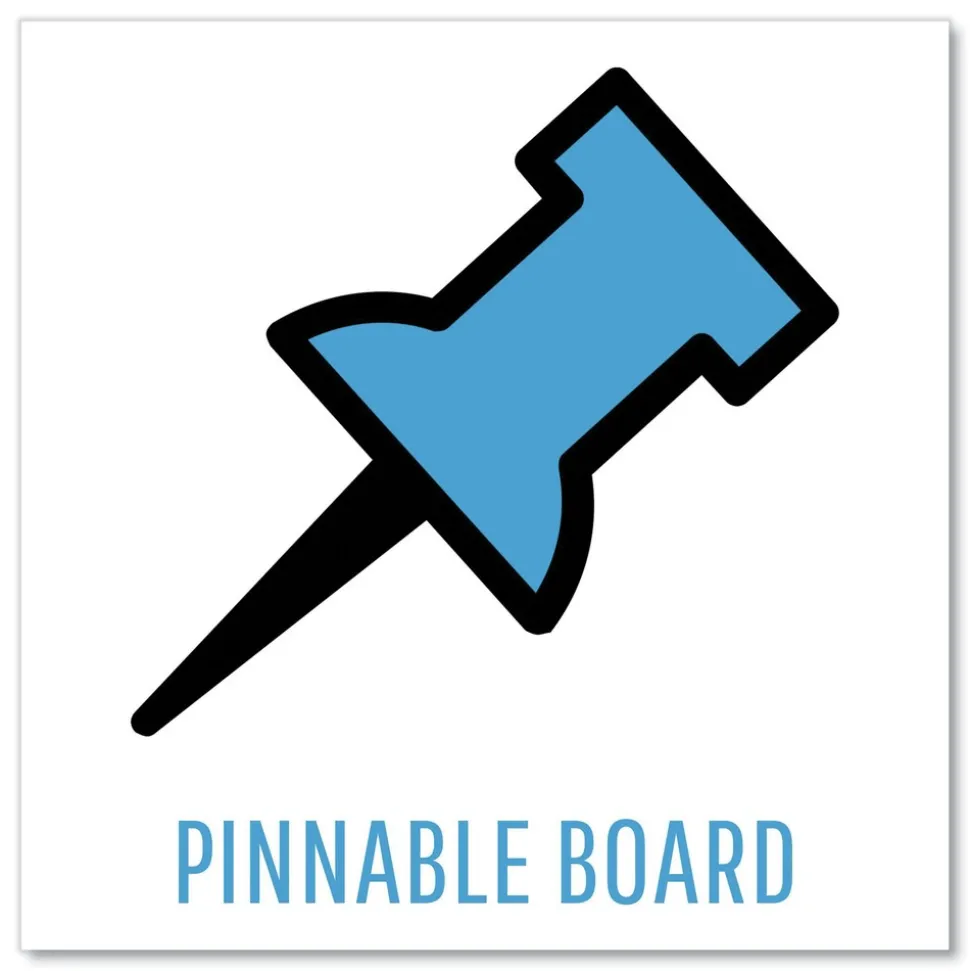 MasterVision 48 in. x 18 in. Lacquered Steel Surface Aluminum Frame Magnetic Calendar Combo Board - White