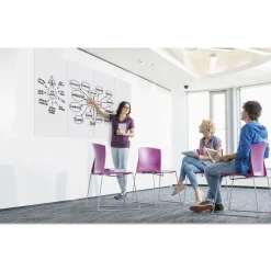 MasterVision 29-1/2 in. x 45 in. Magnetic Dry Erase Tile Board - White