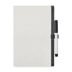 MasterVision 11 in. x 14 in. Magnetic Dry Erase Board - White Surface, Black Plastic Frame