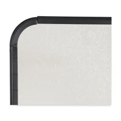 MasterVision 11 in. x 14 in. Magnetic Dry Erase Board - White Surface, Black Plastic Frame