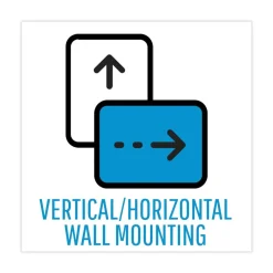 MasterVision 11 in. x 14 in. Magnetic Dry Erase Board - White Surface, Black Plastic Frame