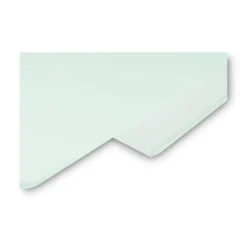 MasterVision 36 in. x 24 in. Magnetic Glass Dry Erase Board - Opaque White