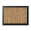 MasterVision 24 in. x 18 in. Natural Cork Bulletin Board - Tan Surface/Black Wood Frame