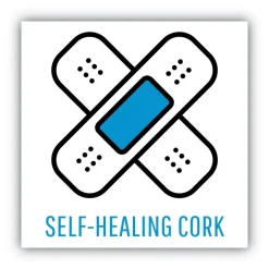 MasterVision 48 in. x 36 in. Tech Cork Board - Tan Surface, Silver/Black Aluminum Frame