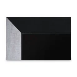 MasterVision 36 in. x 24 in. Wood Frame Kamashi Wet-Erase Board - Black