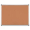 MasterVision Earth 36 in. x 24 in. Cork Board - Tan Surface/Satin Aluminum Frame