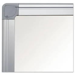MasterVision Earth Silver 36 in. x 24 in. Easy Clean Magnetic Dry Erase Boards - White Surface/Satin Aluminum Frame