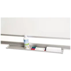 MasterVision Earth Silver 36 in. x 24 in. Easy Clean Magnetic Dry Erase Boards - White Surface/Satin Aluminum Frame
