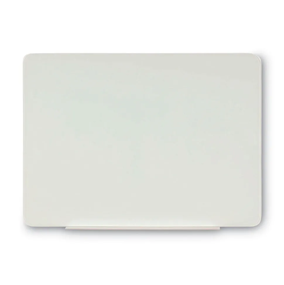 MasterVision Lago 48 in. x 36 in. Magnetic Glass Dry Erase Board - Opaque White