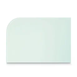 MasterVision Lago 48 in. x 36 in. Magnetic Glass Dry Erase Board - Opaque White