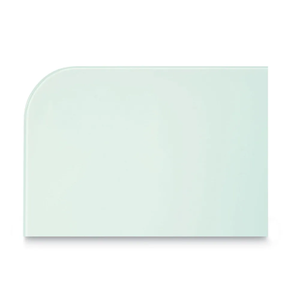 MasterVision Lago 48 in. x 36 in. Magnetic Glass Dry Erase Board - Opaque White