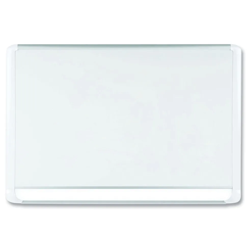 MasterVision Magnetic Gold Ultra 48 in. x 36 in. Dry Erase Boards - White Surface/White/Natural Aluminum Frame