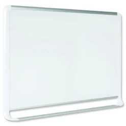 MasterVision Magnetic Gold Ultra 48 in. x 36 in. Dry Erase Boards - White Surface/White/Natural Aluminum Frame