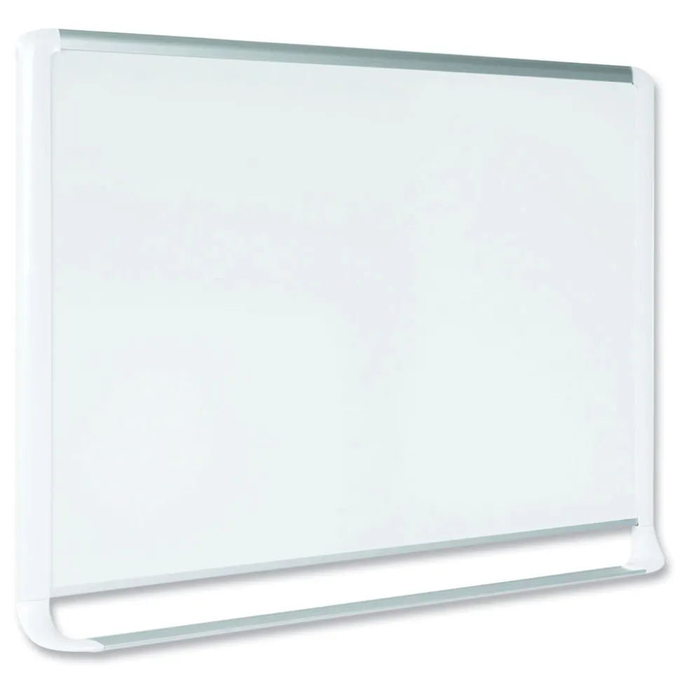 MasterVision Magnetic Gold Ultra 48 in. x 36 in. Dry Erase Boards - White Surface/White/Natural Aluminum Frame