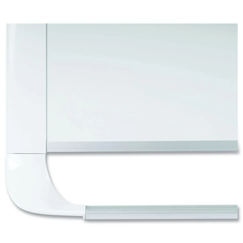 MasterVision Magnetic Gold Ultra 48 in. x 36 in. Dry Erase Boards - White Surface/White/Natural Aluminum Frame