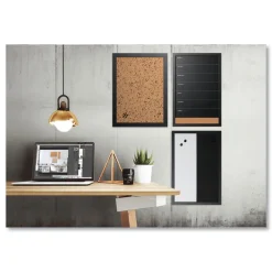 MasterVision Message Board Set - Assorted Sizes/Colors (3/Pack)