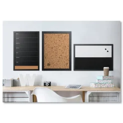 MasterVision Message Board Set - Assorted Sizes/Colors (3/Pack)