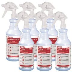 Maxim FacilityPlus RTU 32 oz. Safe-to-Ship Disinfectant - Unscented (6/Carton)