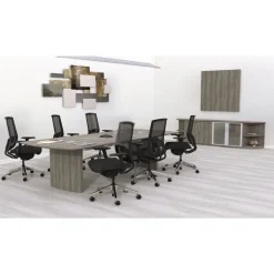 Mayline Medina Series Conference Table Base 23.6w X 2d X 28.13h Gray Steel