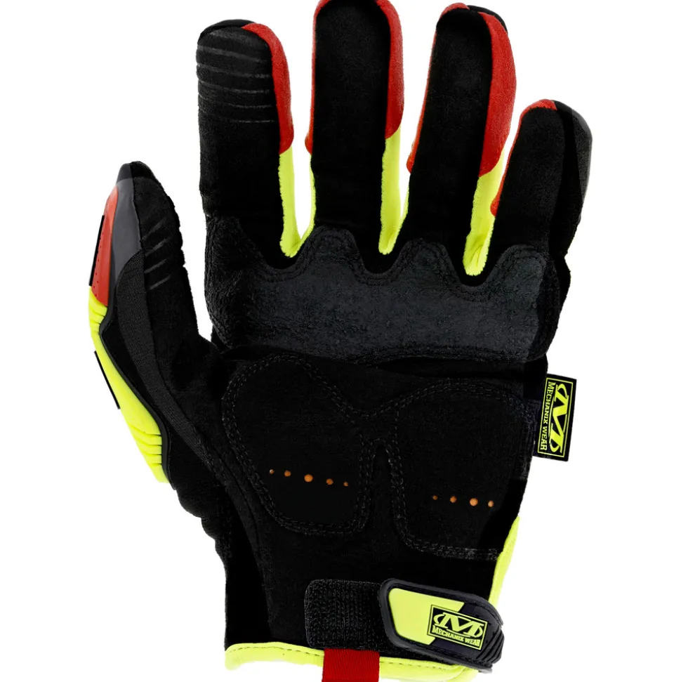 Mechanix Wear 360 Gloves Hi-Viz M-Pact D4 - Small, Fluorescent Yellow