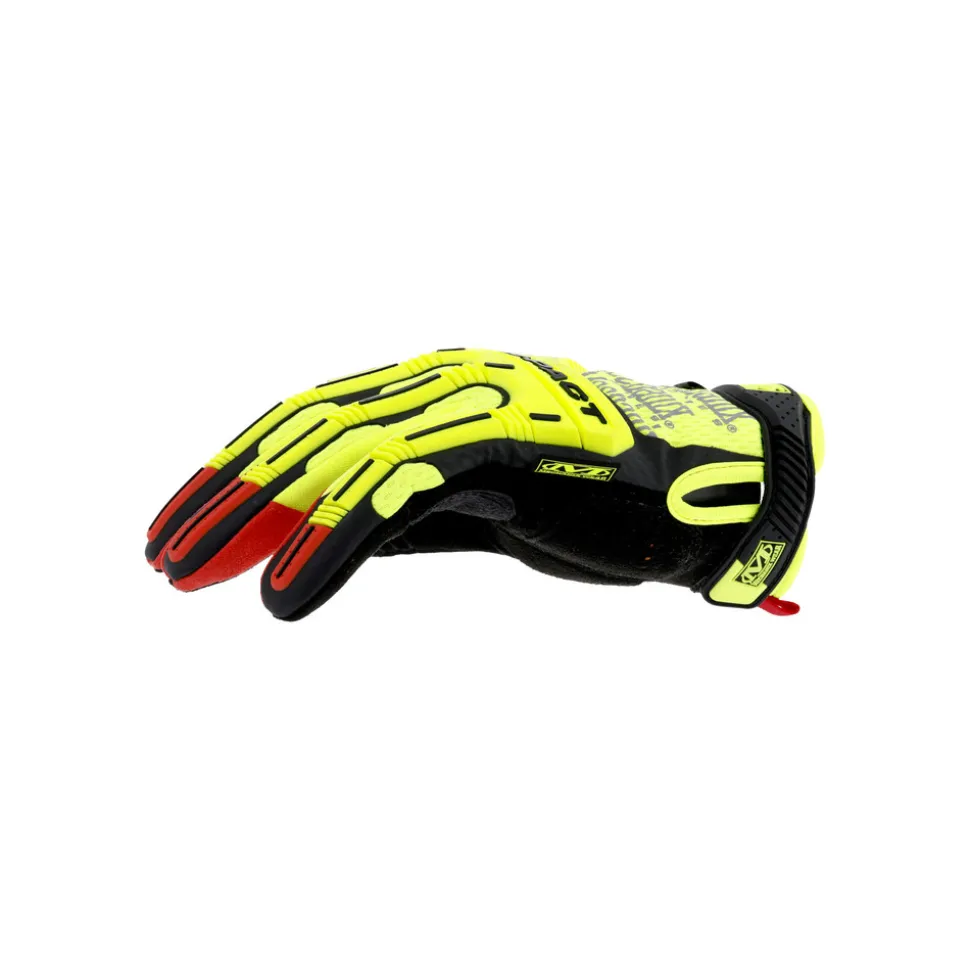 Mechanix Wear 360 Gloves Hi-Viz M-Pact D4 - Small, Fluorescent Yellow