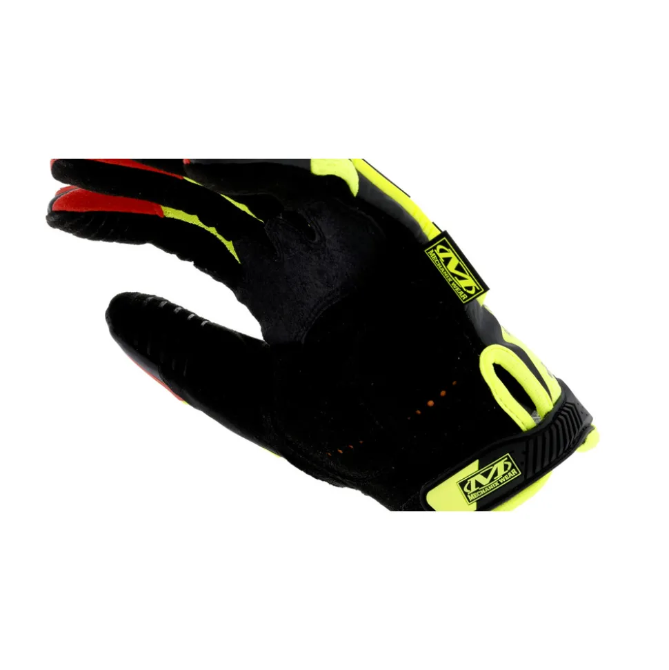 Mechanix Wear 360 Gloves Hi-Viz M-Pact D4 - Small, Fluorescent Yellow