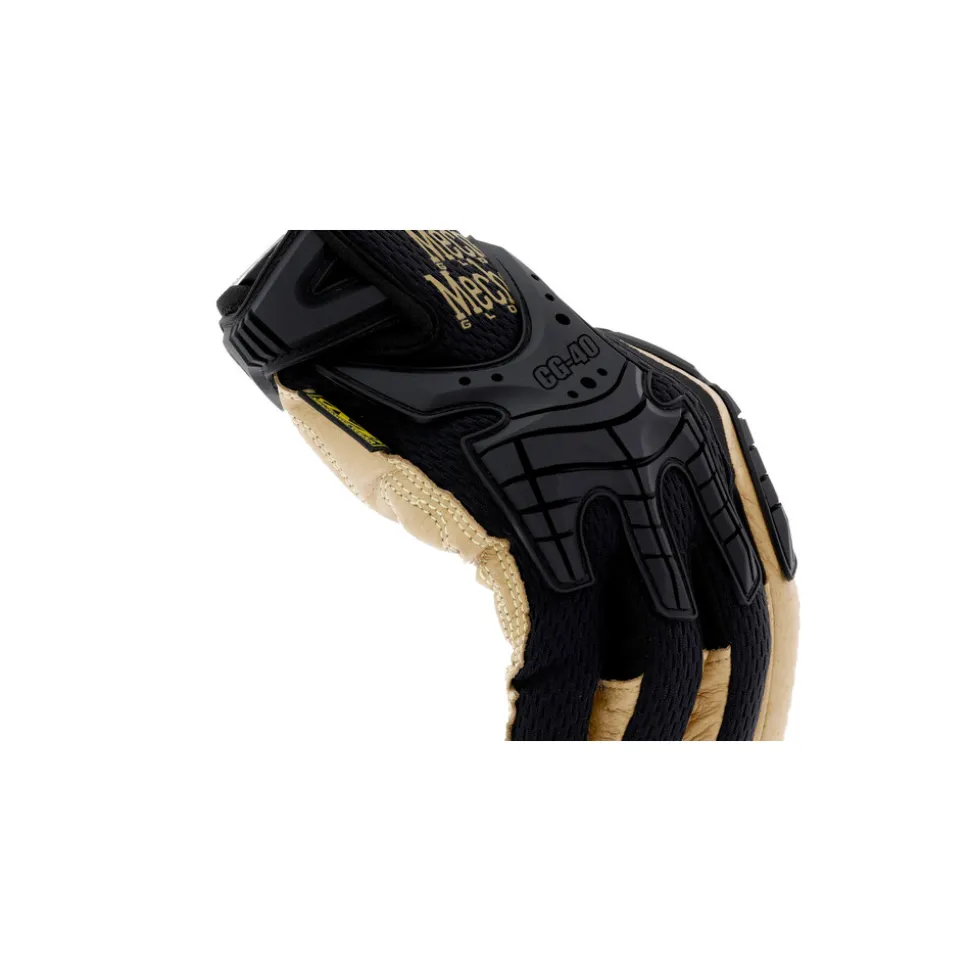Mechanix Wear CG Heavy Duty Gloves - Large, Tan/Black