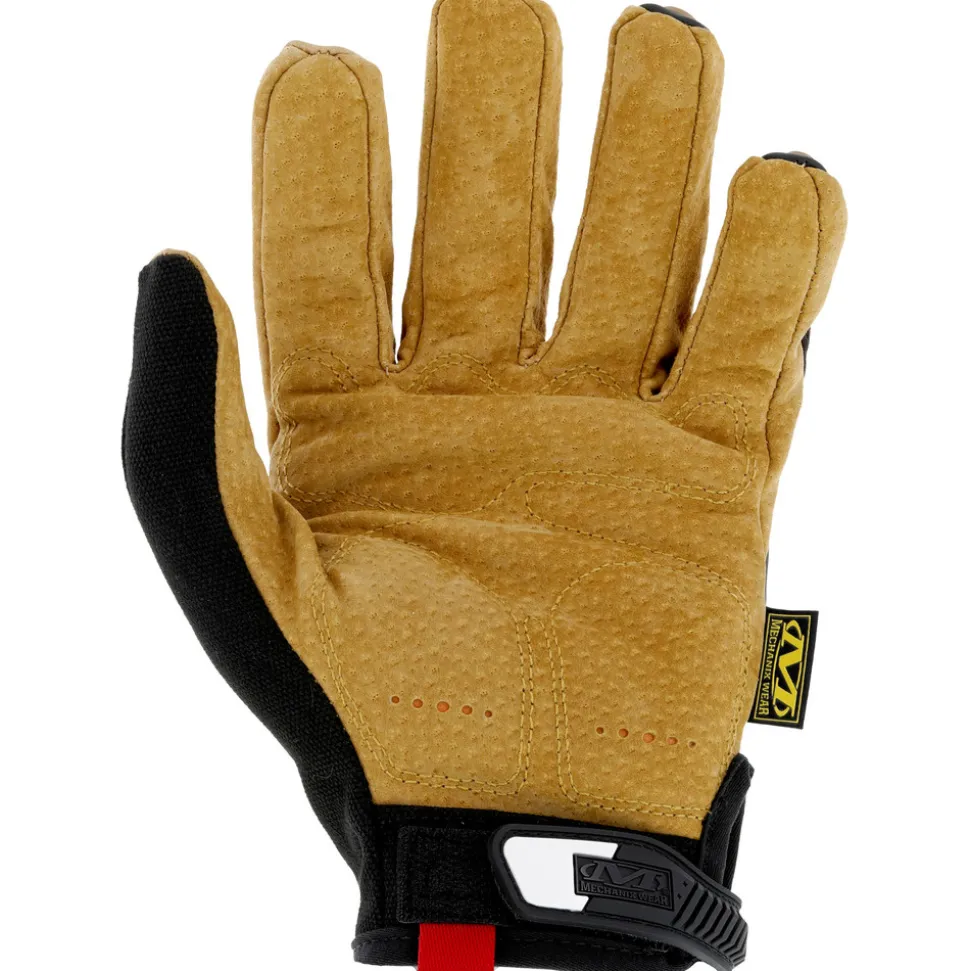 Mechanix Wear M-Pact Leather Gloves - XL 11, Tan/Black
