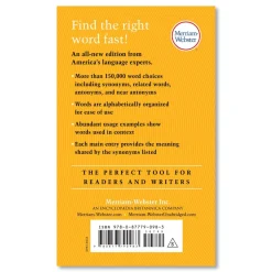 Merriam Webster 832 Pages Paperback Thesaurus
