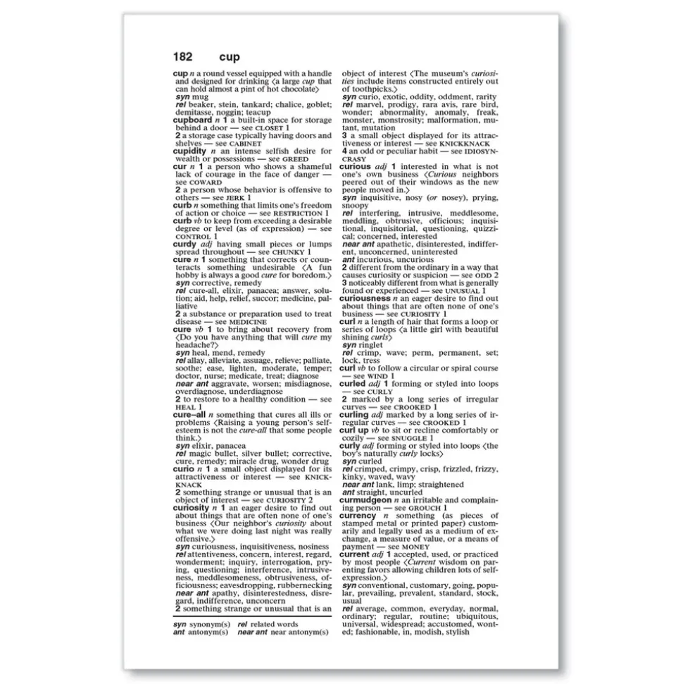 Merriam Webster 832 Pages Paperback Thesaurus