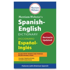 Merriam Webster 928 Pages Paperback Spanish-English Dictionary