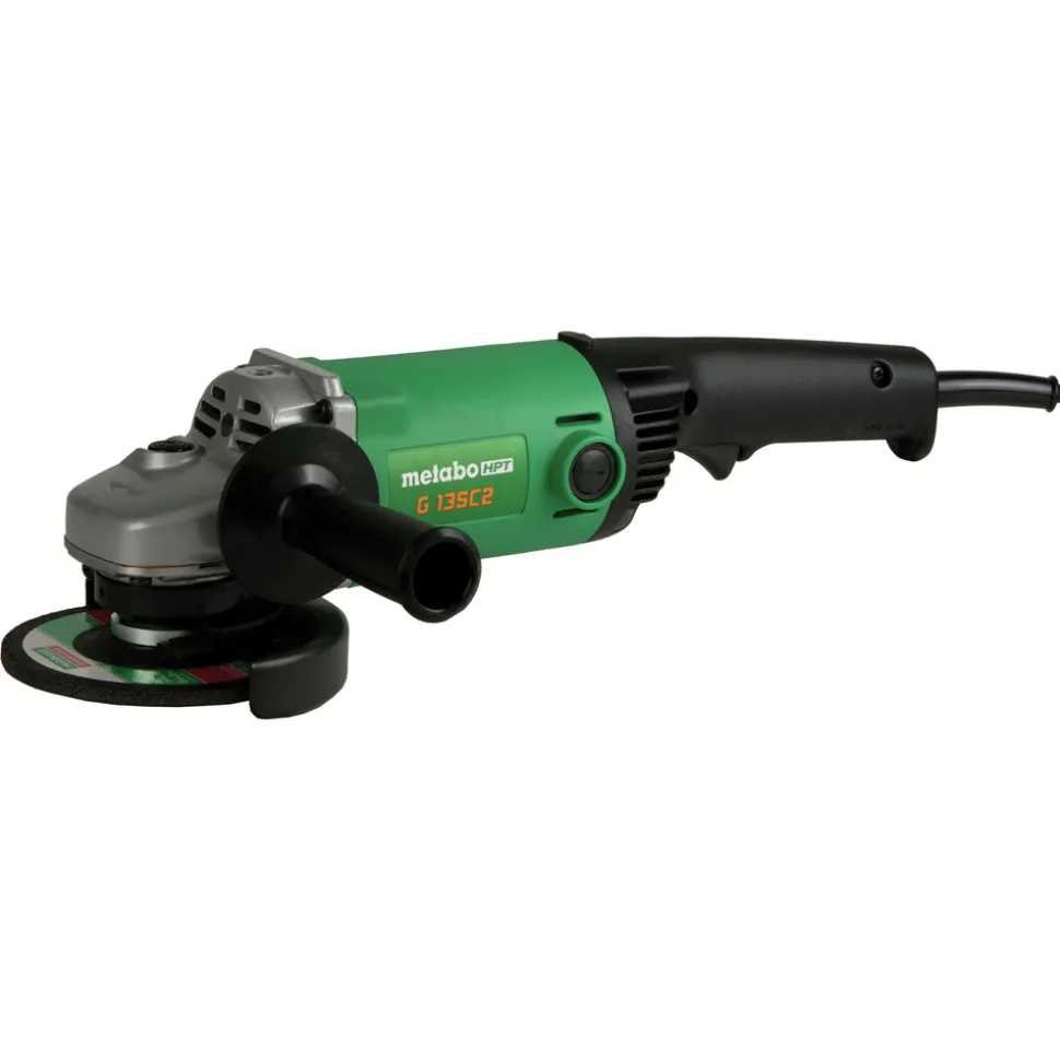 Metabo HPT 11.0 Amp 5 in. Angle Grinder with No-Lock Off Switch
