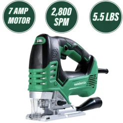 Metabo HPT 7 Amp Variable Speed 4-Stage Orbital Action Jig Saw