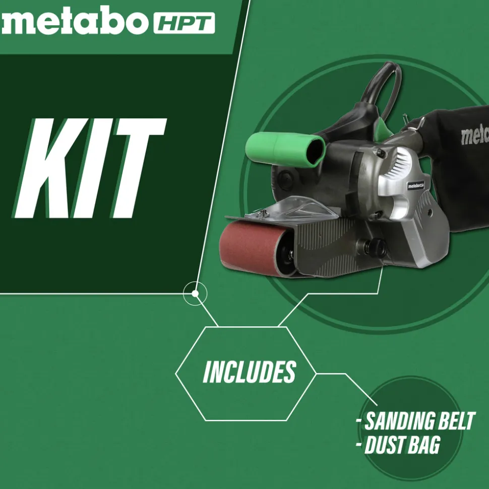 Metabo HPT 9 Amp Variable Speed 3 in. x 21 in. Corded Belt Sander