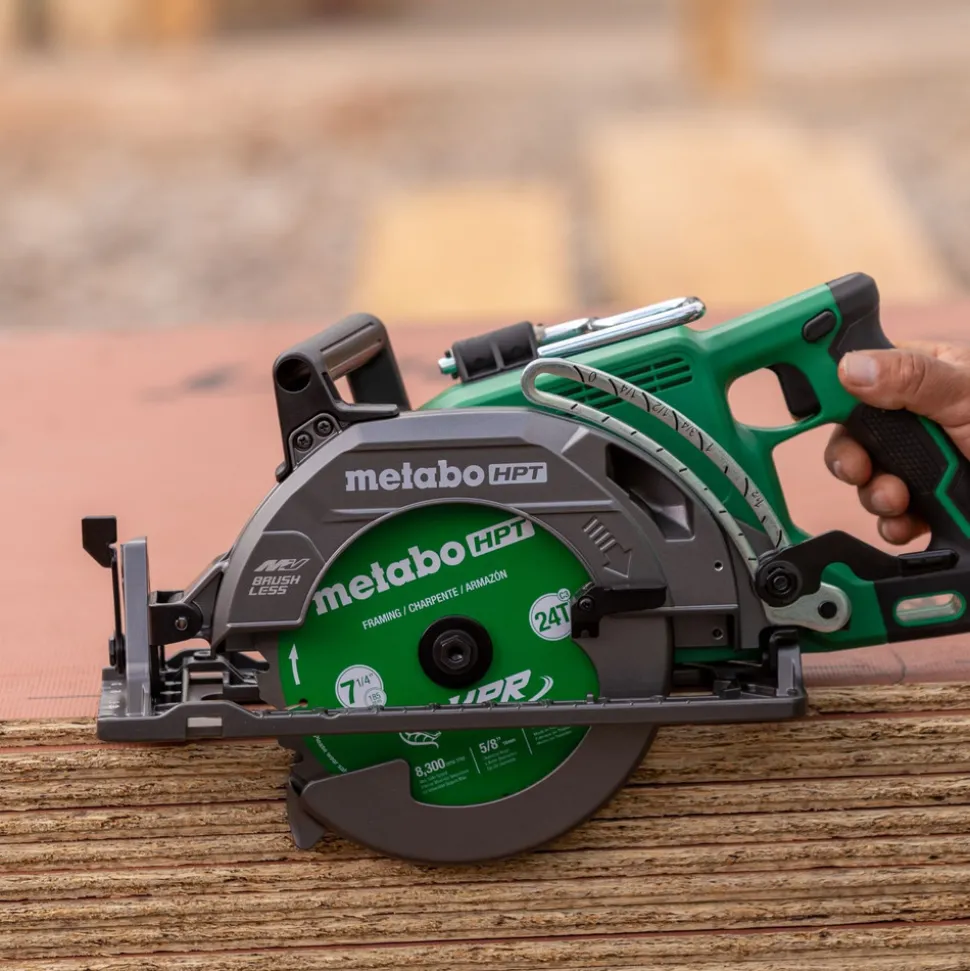 Metabo HPT C3607DWAQ4M MultiVolt 36V Brushless Lithium-Ion 7-1/4 in. Cordless Rear Handle Circular Saw (Tool Only)