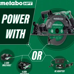 Metabo HPT C3607DWAQ4M MultiVolt 36V Brushless Lithium-Ion 7-1/4 in. Cordless Rear Handle Circular Saw (Tool Only)