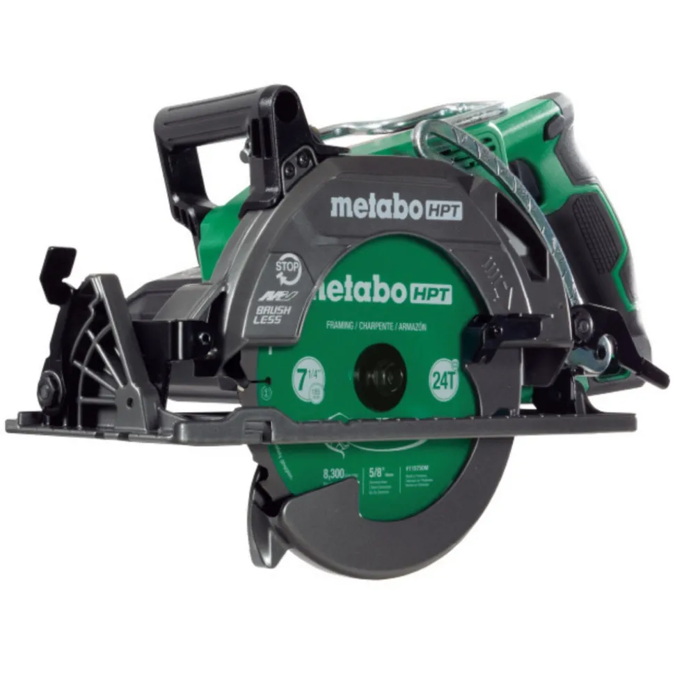Metabo HPT C3607DWAQ4M MultiVolt 36V Brushless Lithium-Ion 7-1/4 in. Cordless Rear Handle Circular Saw (Tool Only)