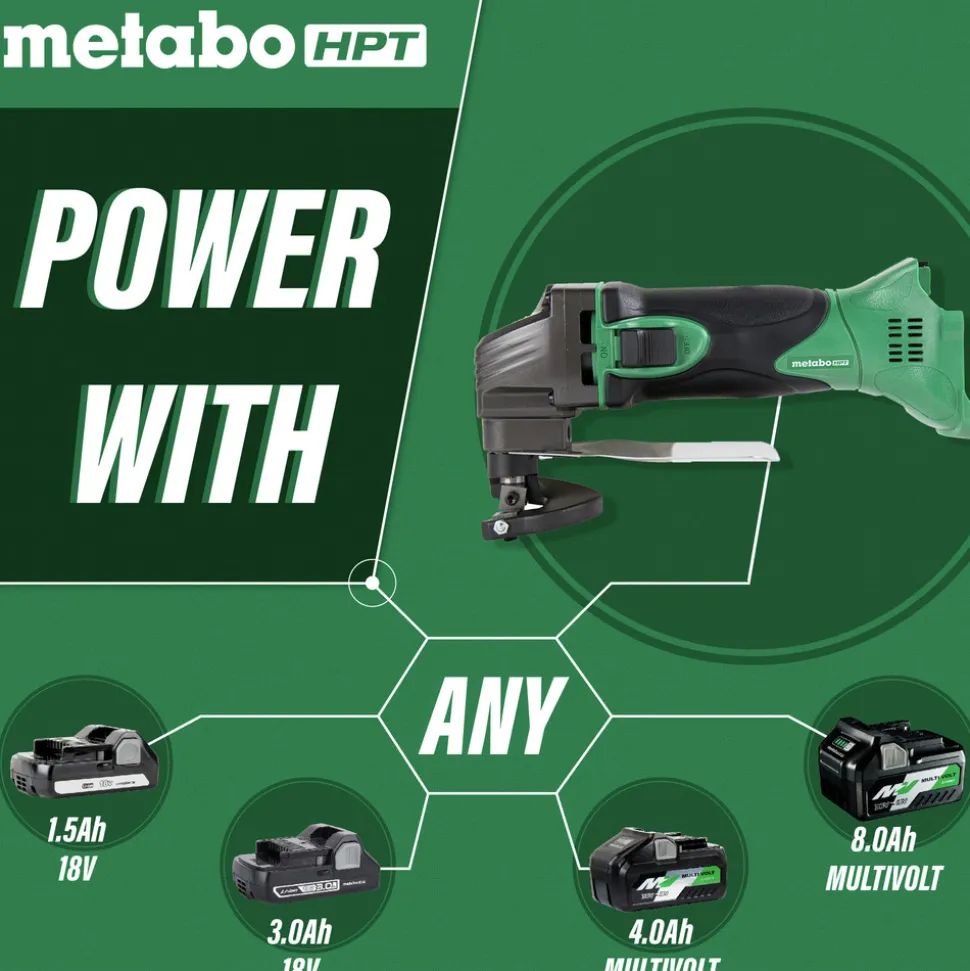 Metabo HPT CE18DSLQ4M 18V Cordless Lithium-Ion Shear (Tool Only)