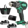 Metabo HPT DS18DBFL2EM MultiVolt 18V Lithium-Ion Cordless Drill/Driver Kit with 2 Batteries (1.5 Ah)