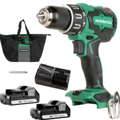 Metabo HPT DS18DBFL2EM MultiVolt 18V Lithium-Ion Cordless Drill/Driver Kit with 2 Batteries (1.5 Ah)
