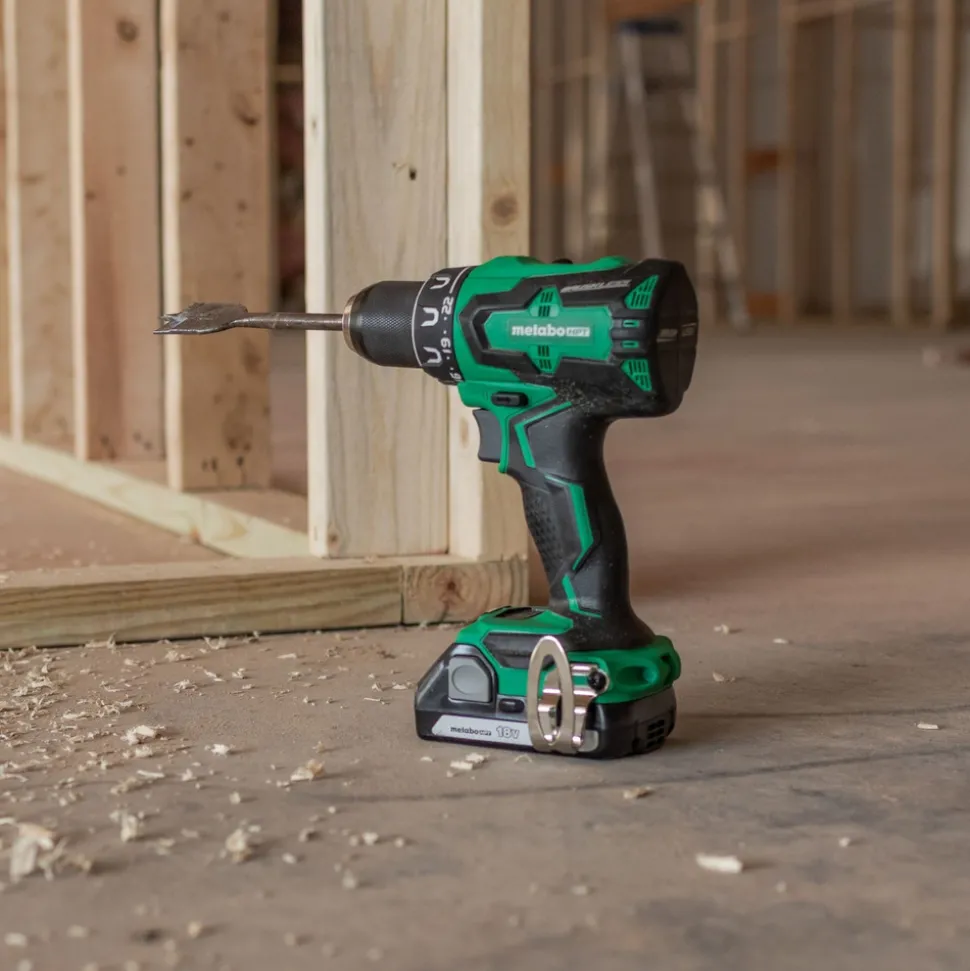 Metabo HPT DS18DBFL2EM MultiVolt 18V Lithium-Ion Cordless Drill/Driver Kit with 2 Batteries (1.5 Ah)