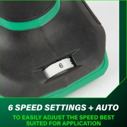 Metabo HPT G3612DVEQ6M 36V MultiVolt Lithium-Ion Brushless Variable Speed Slide Switch 4-1/2 in. Disc Angle Grinder (Tool Only)